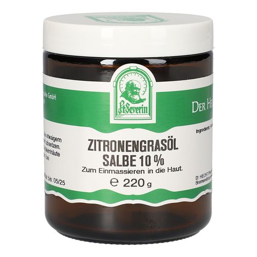 Zitronengrasöl Salbe 5%, 220 g, Hecht-Pharma GmbH