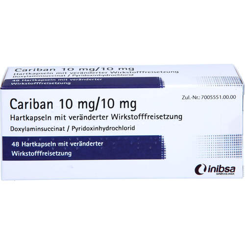 Cariban 10 mg/10 mg Hartk.m.veränd.Wirkst.-Freis., 48 Stk., Orifarm GmbH