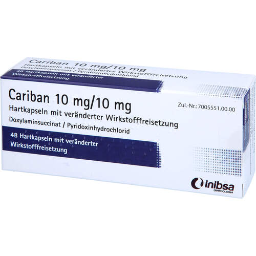 Cariban 10 mg/10 mg Hartk.m.veränd.Wirkst.-Freis., 48 Stk., Orifarm GmbH