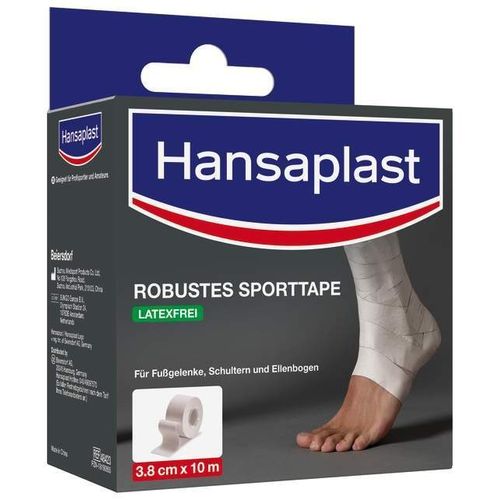 Hansaplast Robustes Sporttape Wei&szlig; 3.8cm x 10m, 1 Stk., Beiersdorf AG