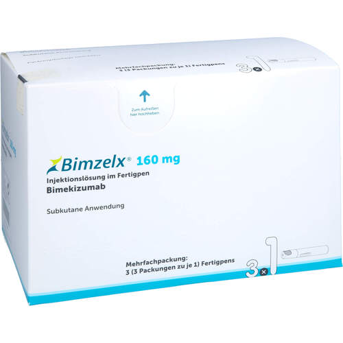 BIMZELX 160 mg Injektionslösung im Fertigpen, 3x1 Stk., UCB Pharma GmbH