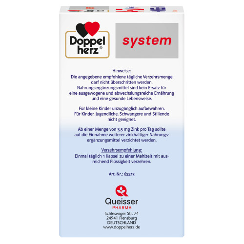 Doppelherz A-Z + Omega-3 All in one system, 60 Stk., Queisser Pharma GmbH & Co. KG