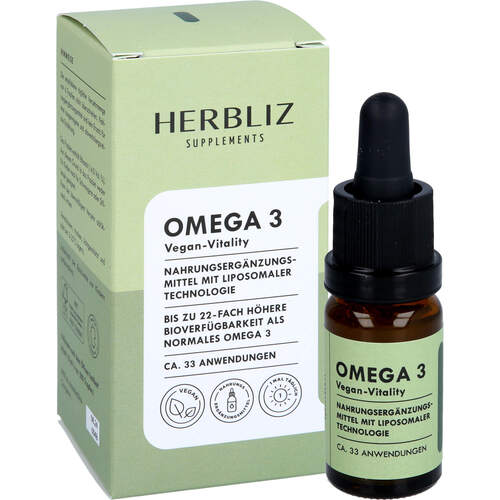 HERBLIZ OMEGA 3 vegan - Balance, 10 ml, IMstam healthcare GmbH