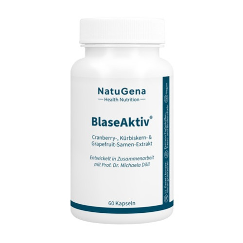 BlaseAktiv Cranberry + Vitamin B2 + Biotin vegan, 60 Stk., NatuGena GmbH