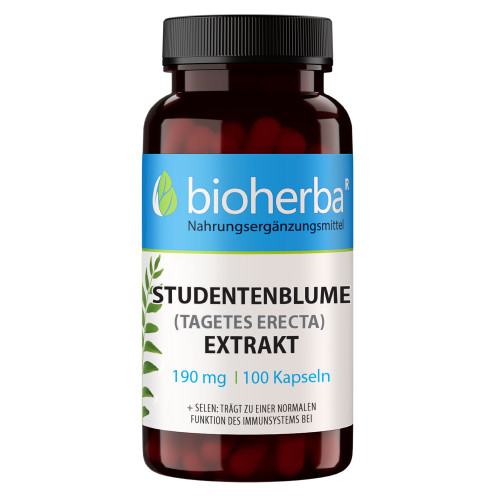 STUDENTENBLUME (TAGETES ERECTA) 190 mg, 100 Stk., Bioherba Reichenbach GmbH