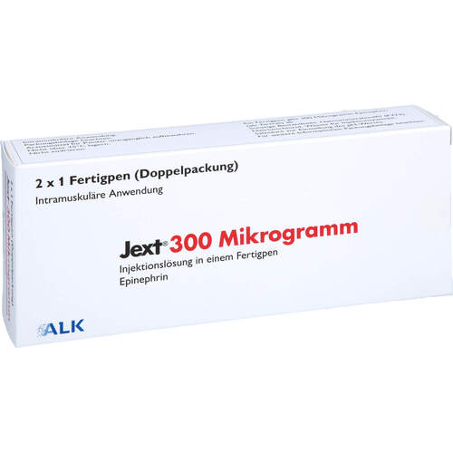 Jext 300 Mikrogramm Inj.-Lsg.in einem Fertigpen, 2 Stk., Alk-Abello Arzneimittel GmbH