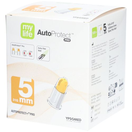 MYLIFE AutoProtect PRO Sich.-Pen-Nadeln 5 mm 31 G, 100 Stk., Medical Technologie and Devices Germany GmbH