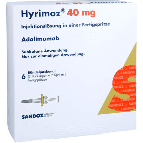 Hyrimoz 40 mg/0.8 ml Inj.-Lösung i.e.Fertigspritze, 6 Stk., Inopha GmbH