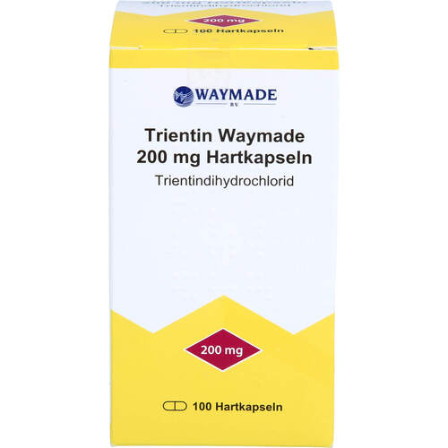 Trientin Waymade 200 mg Hartkapseln, 100 Stk., Waymade B.V.