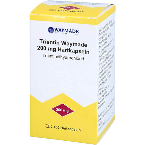 Trientin Waymade 200 mg Hartkapseln, 100 Stk., Waymade B.V.