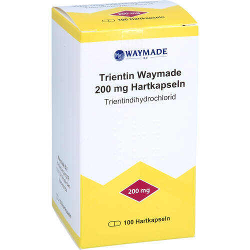 Trientin Waymade 200 mg Hartkapseln, 100 Stk., Waymade B.V.