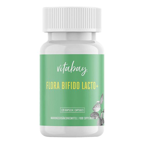 Flora Bifido Lacto+ 70 Mrd. biotische Bakterien, 120 Stk., Vitabay CV