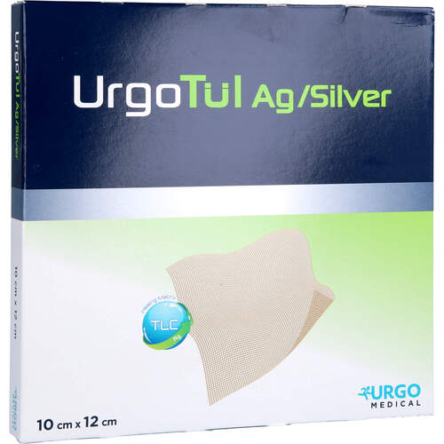 URGOT&Uuml;L SILVER 10X12 CM WUNDGAZE, 10 Stk., Avitamed GmbH