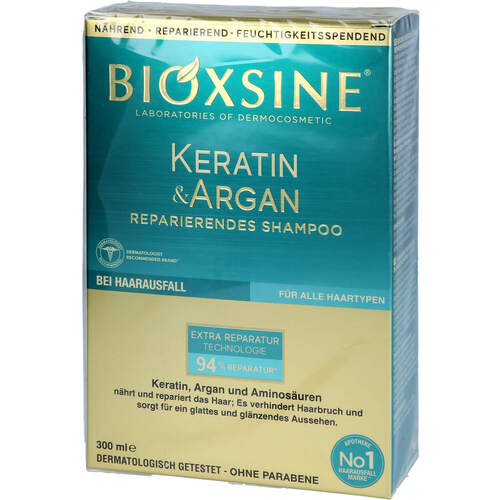 Bioxsine Reparierendes Shampoo bei Haarausfall, 300 ml, Biota Laboratories GmbH