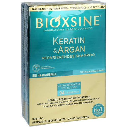 Bioxsine Reparierendes Shampoo bei Haarausfall, 300 ml, Biota Laboratories GmbH