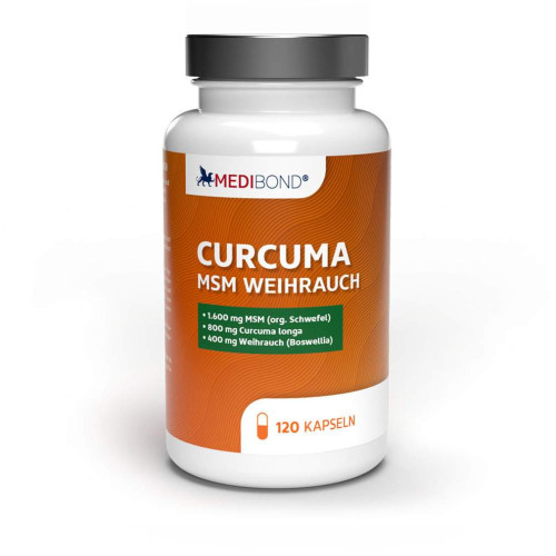 Curcuma MSM Weihrauch, 120 Stk., MEDIBOND Healthcare GmbH