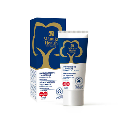 Manuka Health Honig Zahncreme mit Fluorid, 20 ml, Hager Pharma GmbH