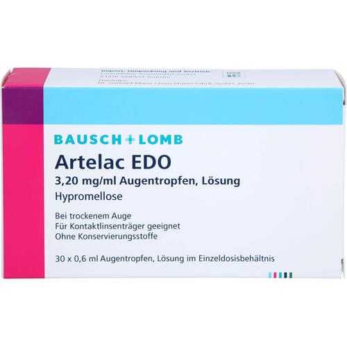 Artelac EDO 3.20 mg/ml Augentropfen Lösung, 30x0,6 ml, Eurimpharm Arzneimittel GmbH