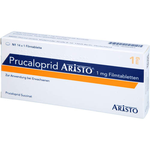 Prucaloprid Aristo 1 mg Filmtabletten, 14 Stk., Aristo Pharma GmbH