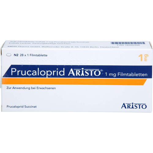 Prucaloprid Aristo 1 mg Filmtabletten, 28 Stk., Aristo Pharma GmbH