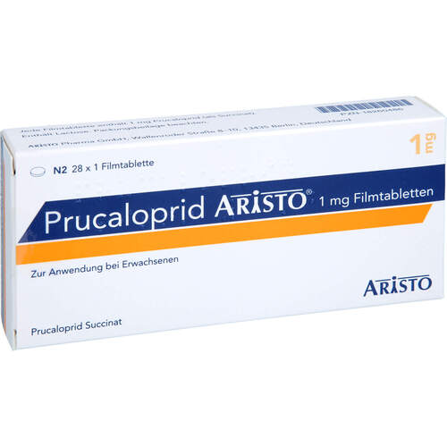 Prucaloprid Aristo 1 mg Filmtabletten, 28 Stk., Aristo Pharma GmbH