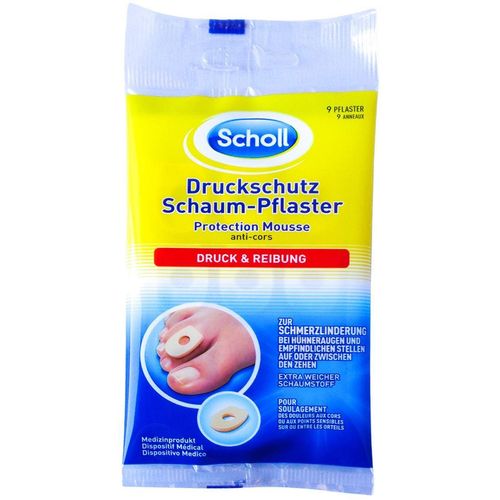 Scholl Druckschutz Schaum-Pflaster, 9 Stk., Scholl's Wellness Company GmbH