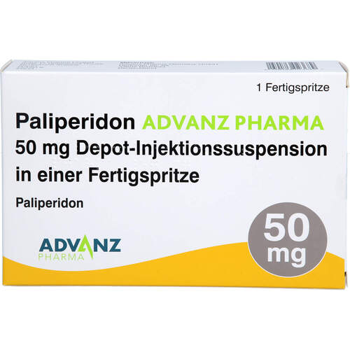 Paliperidon Advanz Pharma 50 mg Depot-In.-Sus.Fer, 1 Stk., Advanz Pharma GmbH