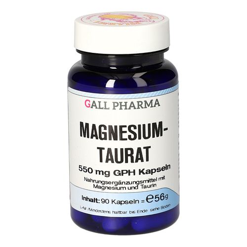 Magnesiumtaurat 550MG GPH Kapseln, 90 Stk., Hecht-Pharma GmbH