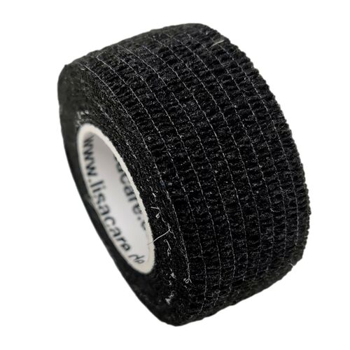 LisaCare Pflasterverband latexfrei 2.5cmx4.5m swrz, 1 Stk., EKNA GmbH & Co. KG