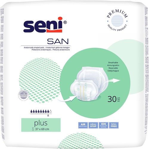 SENI SAN PLUS, 30 Stk., Tzmo Deutschland GmbH