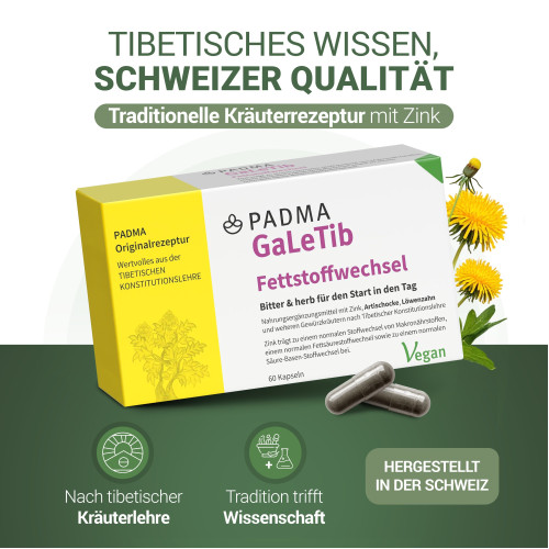 PADMA GALETIB KAPSELN, 60 Stk., Hager Pharma GmbH