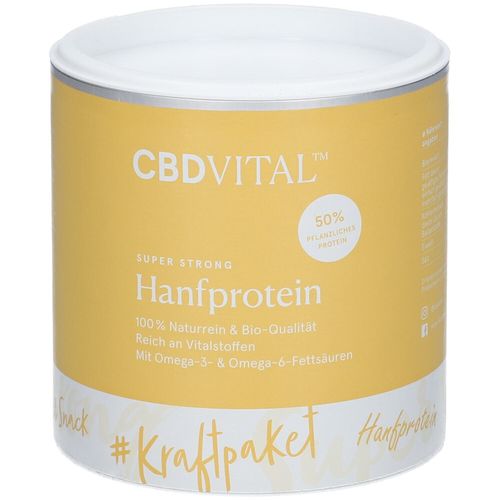CBD VITAL Hanfprotein Super Strong, 250 g, Vitrasan GmbH