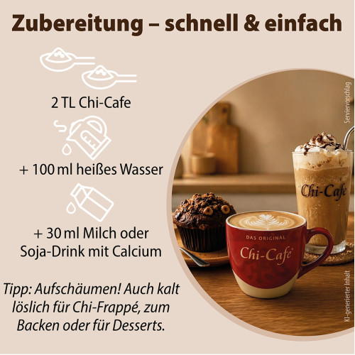Chi-Cafe Probierpaket ReiChi Kaffee Guarana Reishi-Pilz, 1 Stk., Dr. Jacob's Medical GmbH