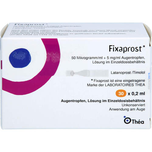 Fixaprost 50 Mikrogramm/ml + 5 mg/ml Augentr.EDP, 30x0,2 ml, kohlpharma GmbH
