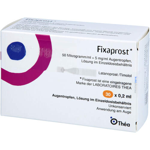 Fixaprost 50 Mikrogramm/ml + 5 mg/ml Augentr.EDP, 30x0,2 ml, kohlpharma GmbH