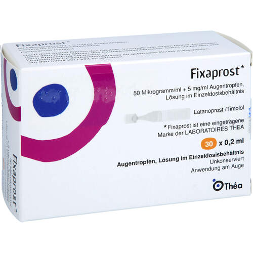 Fixaprost 50 Mikrogramm/ml + 5 mg/ml Augentr.EDP, 30x0,2 ml, kohlpharma GmbH