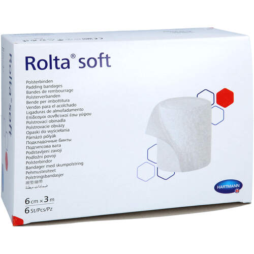 ROLTA soft Synth.-Wattebinde 6 cmx3 m, 6 Stk., Docpharm GmbH