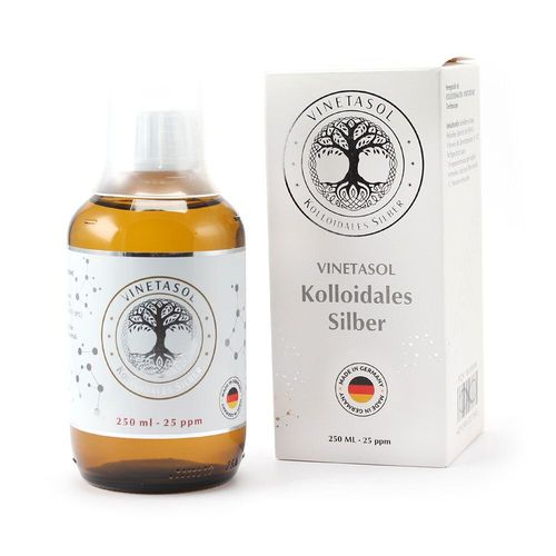 VINETASOL KOLLOIDALES SILBER - 25ppm, 250 ml, NANODIS GmbH & Co. KG Fachbereich Dispersionen