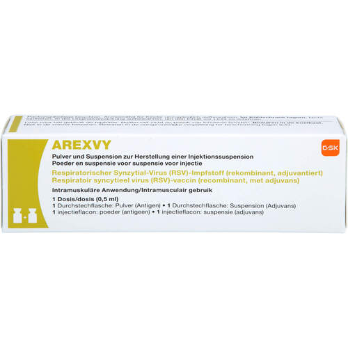 Arexvy Pul.u.Susp.z.Herst.e.Inj.-Susp., 1 ST, GlaxoSmithKline GmbH & Co. KG