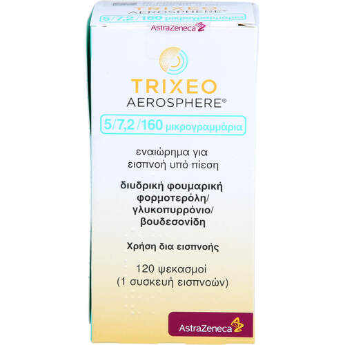 Trixeo Aerosphere 5/7.2/160ug Druckgasinh.120ED, 1 Stk., CC Pharma GmbH