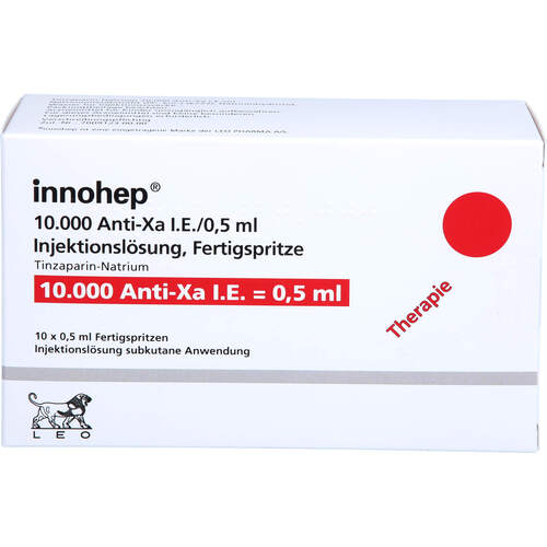 innohep 10.000 Anti-Xa I.E./0.5ml Inj.-Lsg.i.e.FS, 10 Stk., Orifarm GmbH