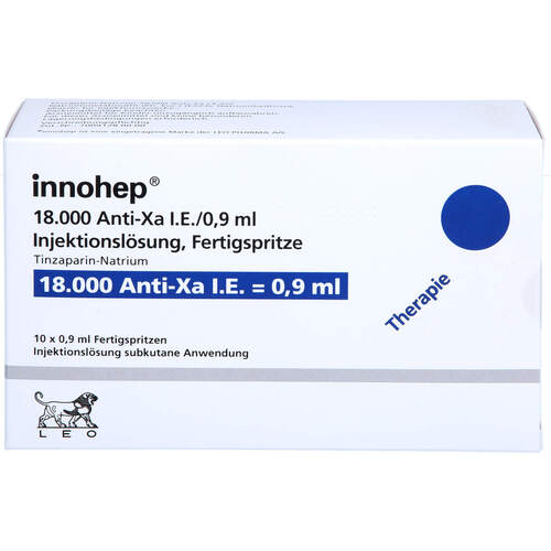 innohep 18.000 Anti-Xa I.E./0.9ml Inj.-Lsg.i.e.FS, 10 Stk., Orifarm GmbH