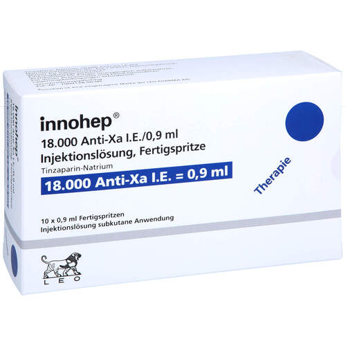 innohep 18.000 Anti-Xa I.E./0.9ml Inj.-Lsg.i.e.FS, 10 Stk., Orifarm GmbH