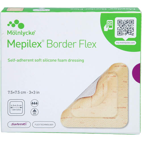 Mepilex 7.5x7.5 Border Flex, 5 Stk., ApoHomeCare GmbH