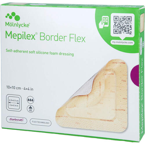 Mepilex 10x10 Border Flex, 5 Stk., ApoHomeCare GmbH Mepilex 10x10 Border Flex, 5 Stk., ApoHomeCare GmbH