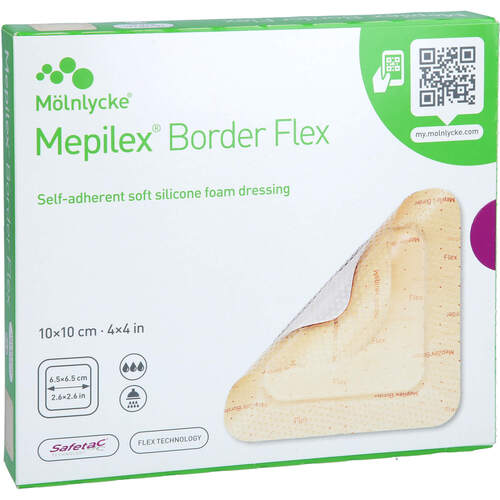 Mepilex 10x10 Border Flex, 5 Stk., ApoHomeCare GmbH Mepilex 10x10 Border Flex, 5 Stk., ApoHomeCare GmbH