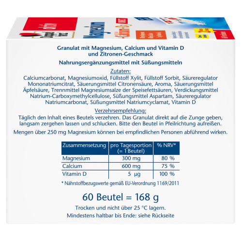 Doppelherz Magnesium + Calcium + D3 direct, 60 Stk., Queisser Pharma GmbH & Co. KG Doppelherz Magnesium + Calcium + D3 direct, 60 Stk., Queisser Pharma GmbH & Co. KG