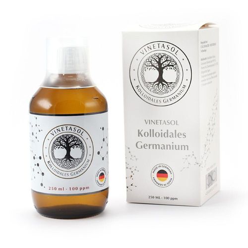 VINETASOL KOLLOIDALES GERMANIUM - 100ppm, 250 ml, NANODIS GmbH & Co. KG Fachbereich Dispersionen