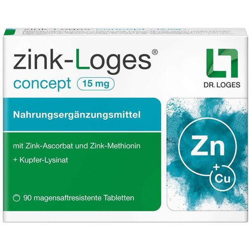zink-Loges concept 15mg, 90 Stk., Dr. Loges + Co. GmbH