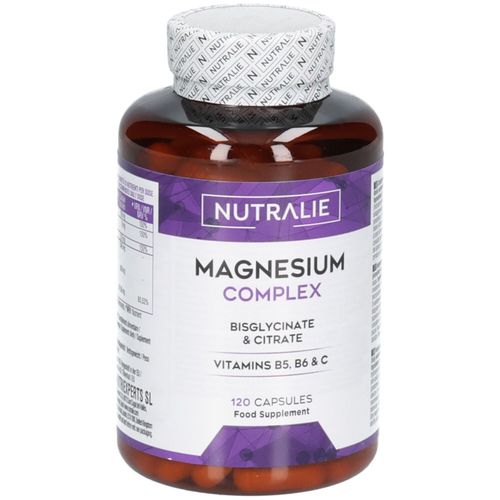 Nutralie Magnesium Complex Bisglycinate & Citrate, 120 Stk., NUTRIEXPERTS S.L